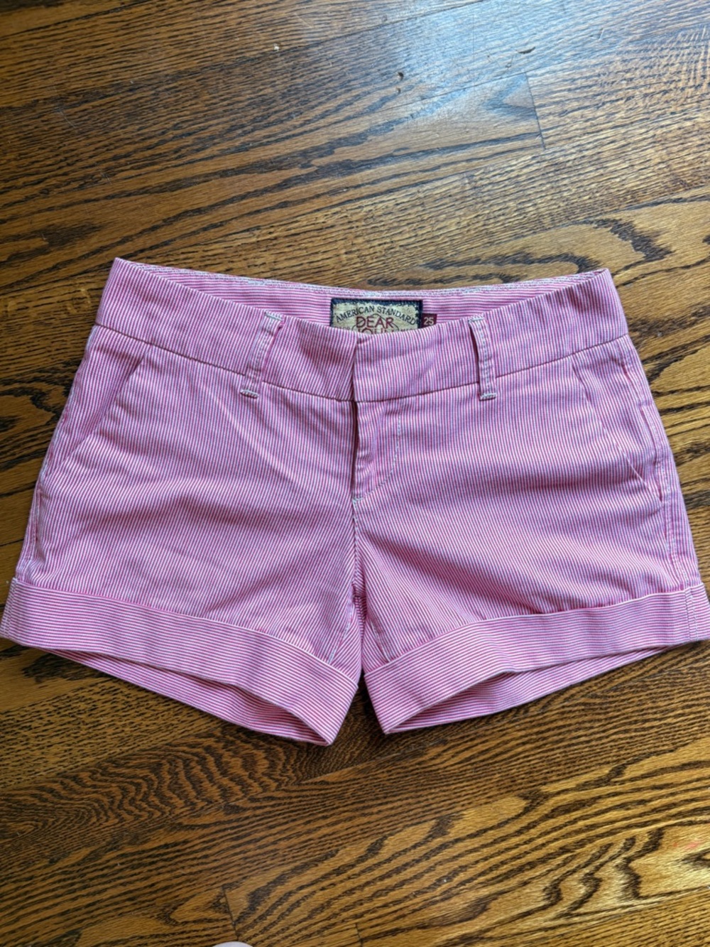 Dear John Pink Striped Shorts